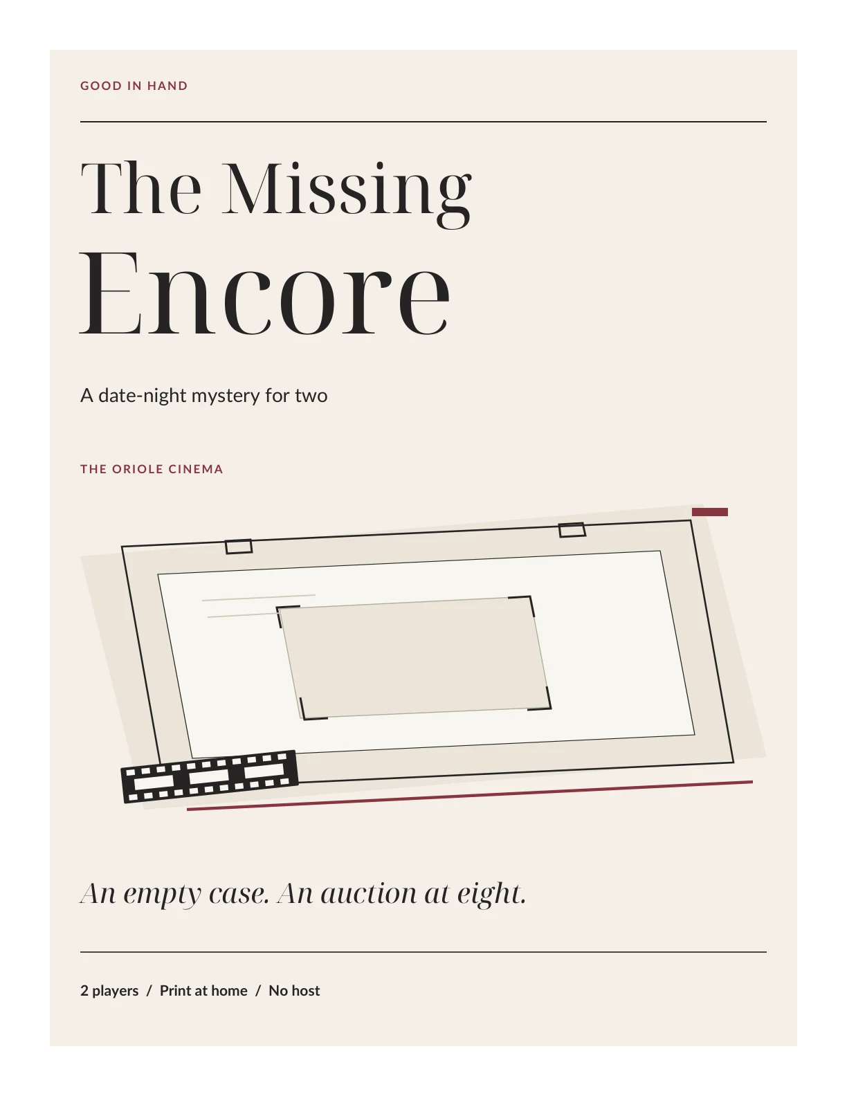 The Missing Encore cover